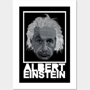 Albert Einstein Whitney Text Posters and Art